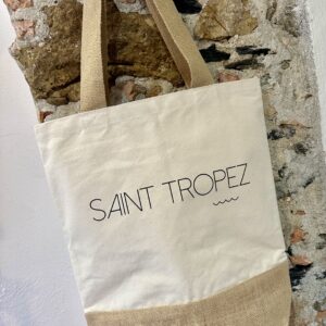 Shopping bag canvas e rafia