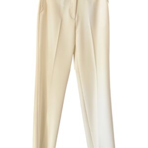 Pantalone tailleur con impunture