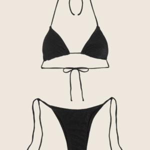 Bikini Fxxk nero crepe