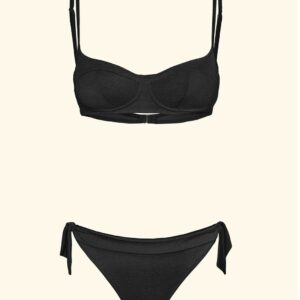 Bikini FK ferretto crepe nero