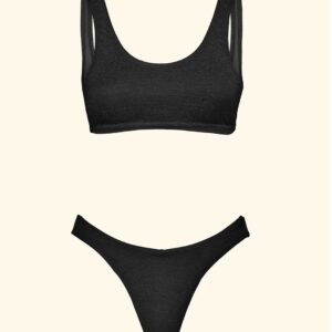 Bikini FK top + brasiliana nero