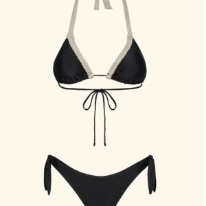Bikini FK triangolo con inserti oro