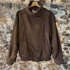 Blouson over suède moro