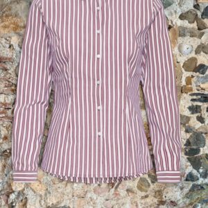 Camicia regimental bordeaux