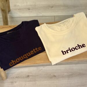T-shirt brioche e chouquette