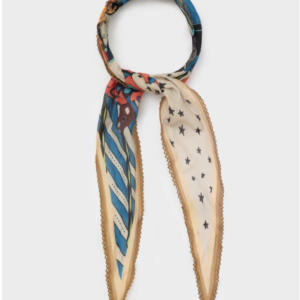 Foulard stars and horse